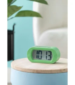 Sale Wekker Gummy - Heldergroen - 5x14x7cm Klokken