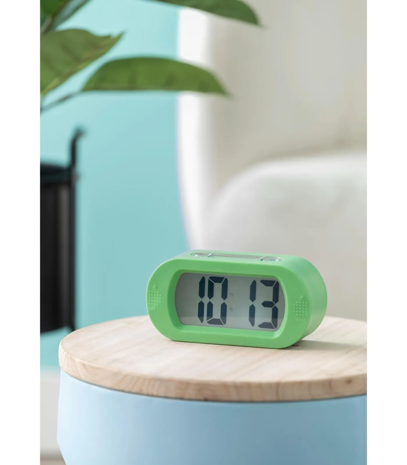 Sale Wekker Gummy - Heldergroen - 5x14x7cm Klokken