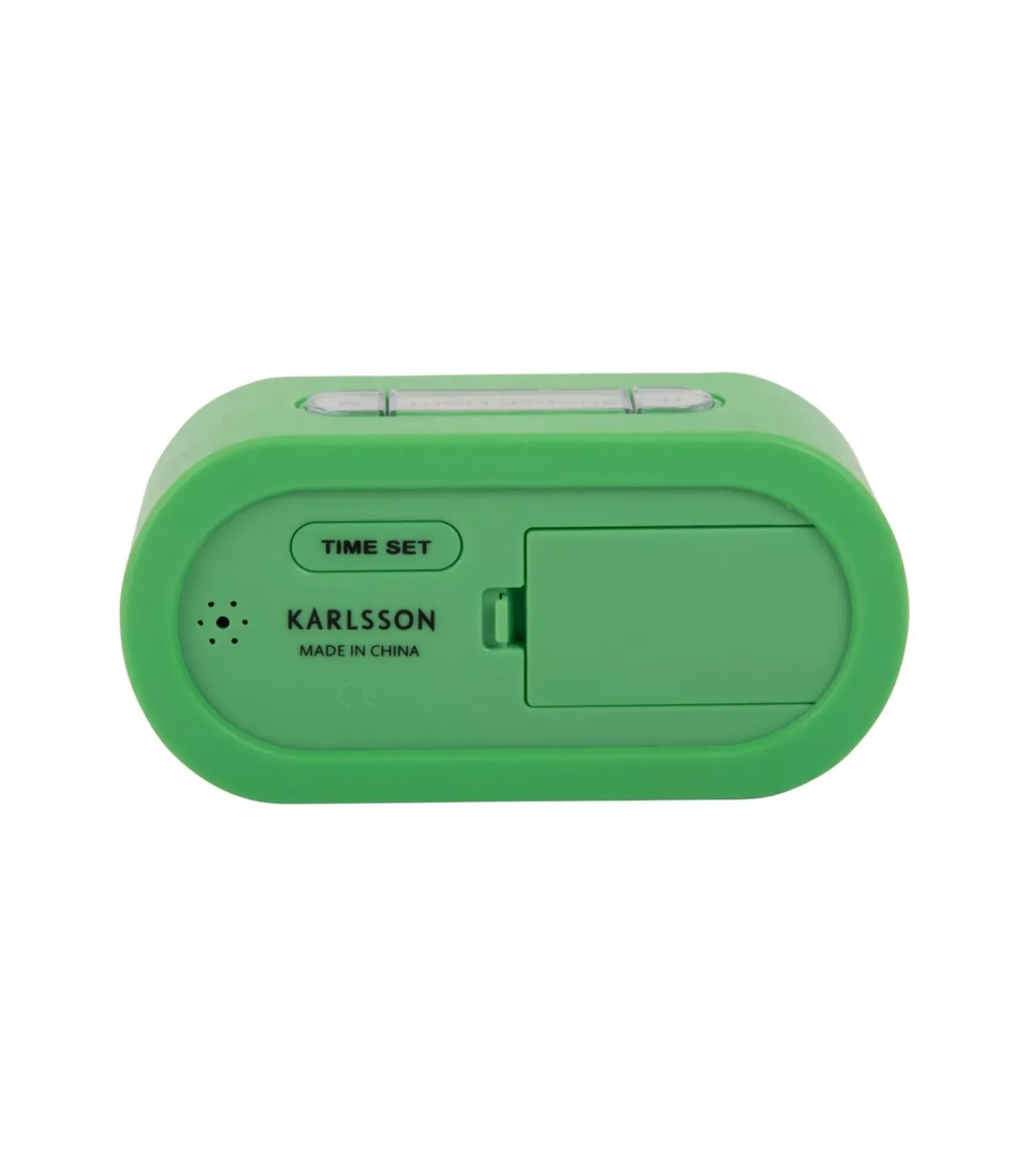 Sale Wekker Gummy - Heldergroen - 5x14x7cm Klokken