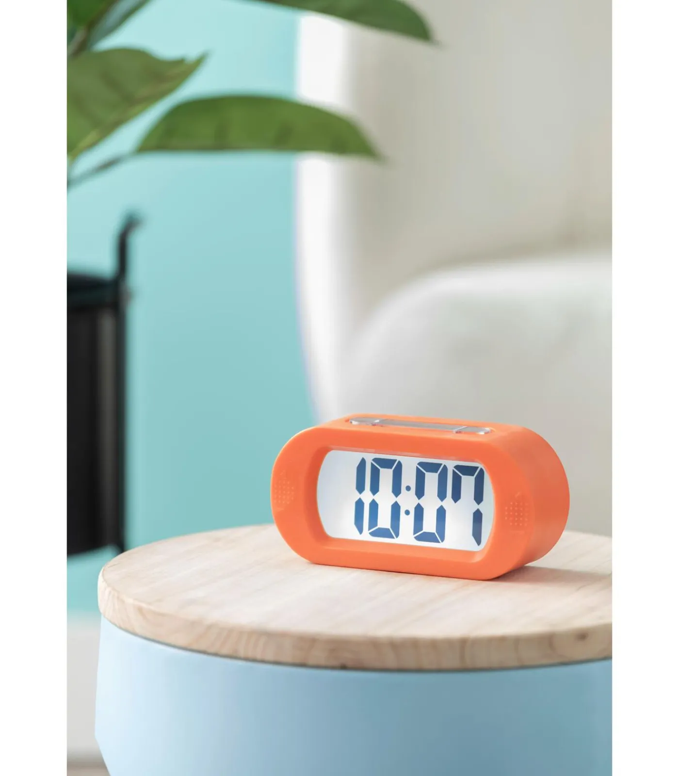 New Wekker Gummy - Helderoranje - 5x14x7cm Klokken