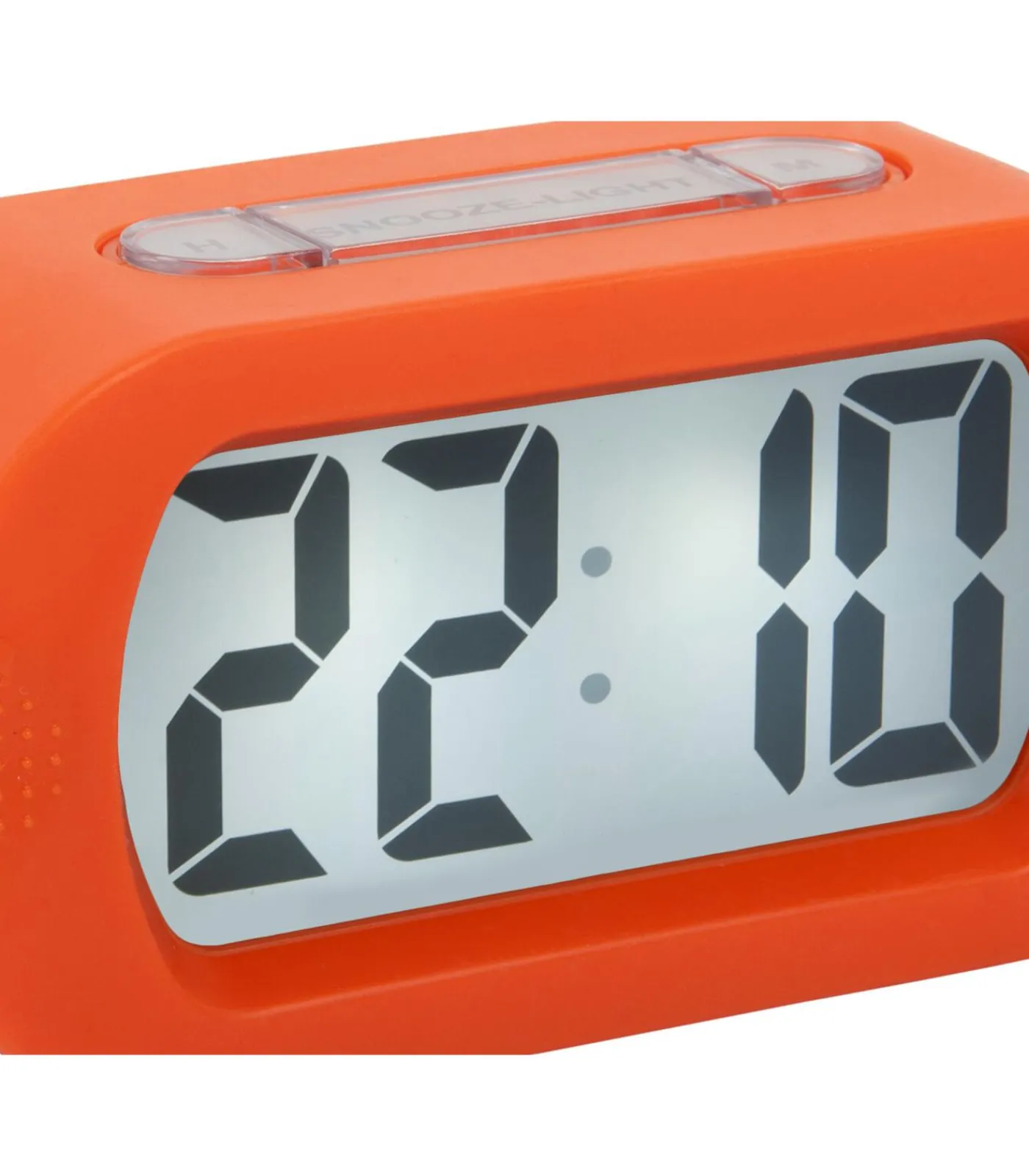 New Wekker Gummy - Helderoranje - 5x14x7cm Klokken