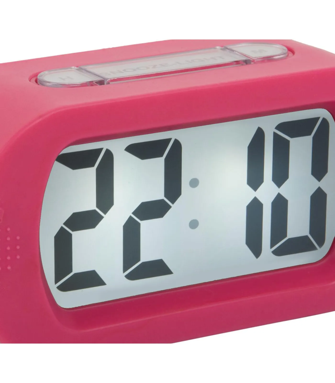 Wekker Gummy - Helderroze - 5x14x7cm Klokken