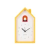 Best Wekker Modern Cuckoo - Heldergeel - 6x12x20cm Klokken