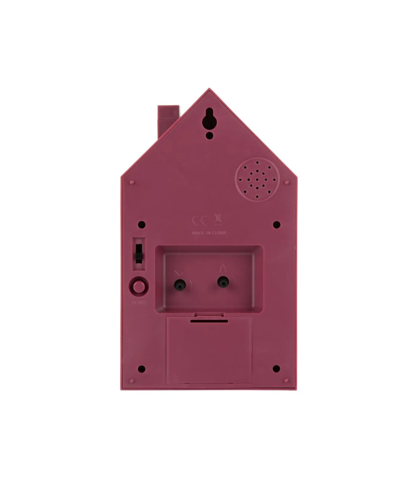 Online Wekker Modern Cuckoo Oro - Paars - 15x11.5x20cm Klokken