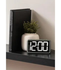 Wekker New Retro - Jungle groen - 16.5x4.5x9cm Klokken