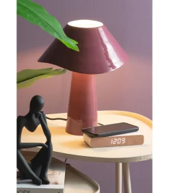 Wekker Retro Flat Led - Mat wit - 16.1x7.6x3cm Klokken