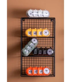 Online Wekker Retro Tube - Heldergeel - 9x26x9.3cm Klokken