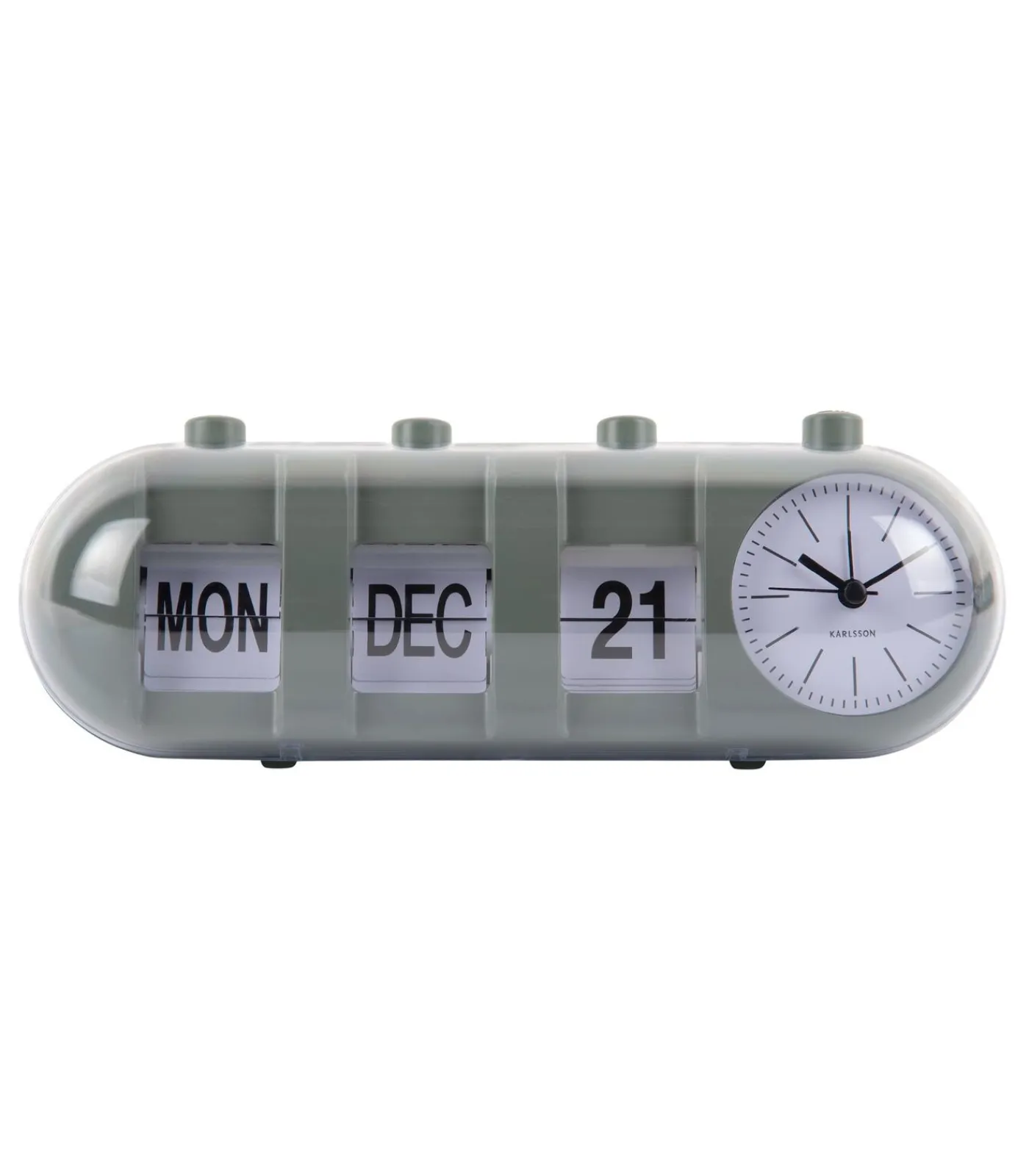 Sale Wekker Retro Tube - Jungle groen - 9x26x9.3cm Klokken