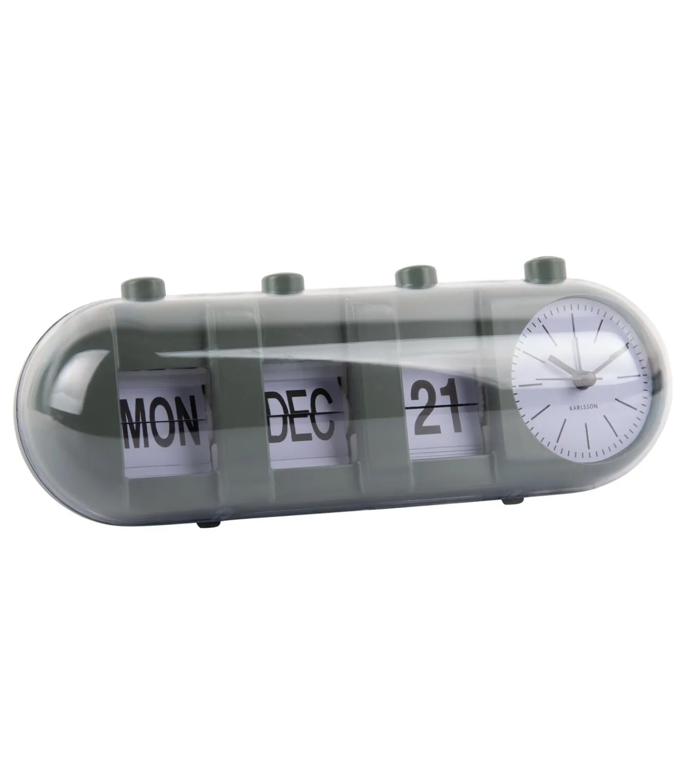 Sale Wekker Retro Tube - Jungle groen - 9x26x9.3cm Klokken