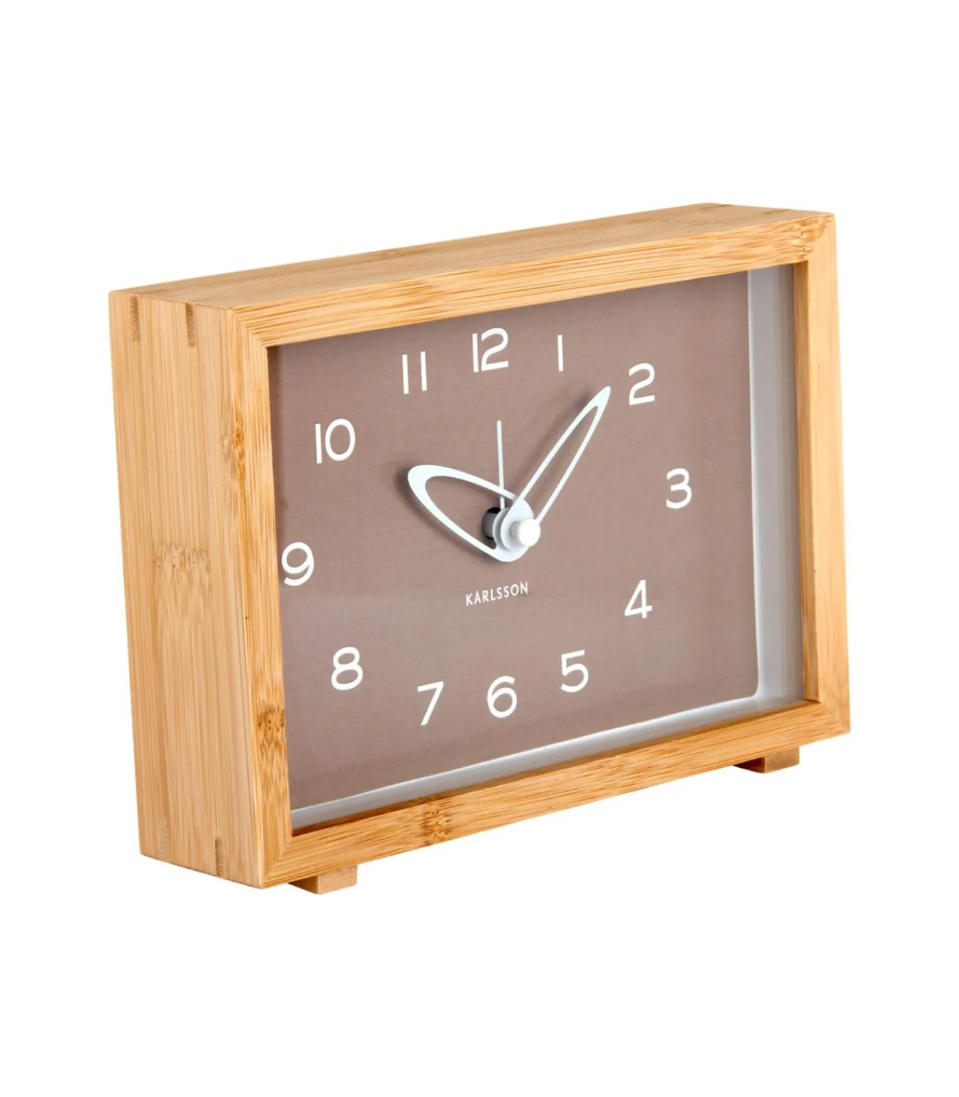 Clearance Wekker Tipico - Bruin - 19x19x13.8cm Klokken