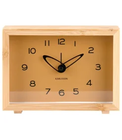 Wekker Tipico - Geel - 19x19x13.8cm Klokken