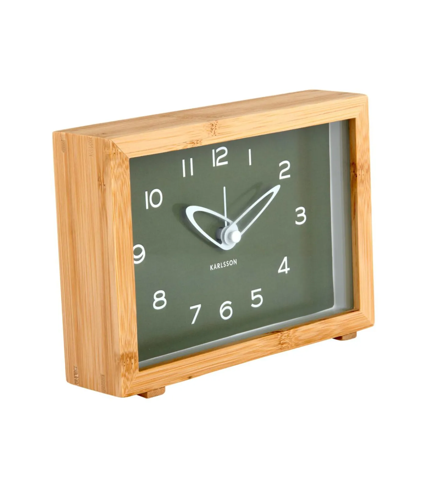 New Wekker Tipico - Groen - 19x19x13.8cm Klokken