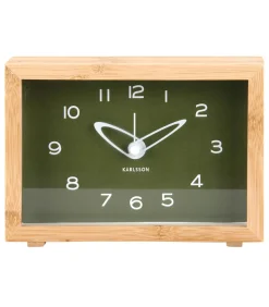 New Wekker Tipico - Groen - 19x19x13.8cm Klokken