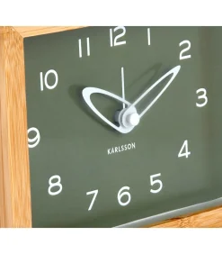 New Wekker Tipico - Groen - 19x19x13.8cm Klokken