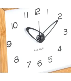 Discount Wekker Tipico - Wit - 19x19x13.8cm Klokken