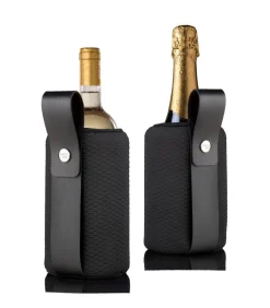 New Wijnkoeler met hengsel - Flexible Cooler - Sleeve - Artico Zwart Glazen & Karaffen