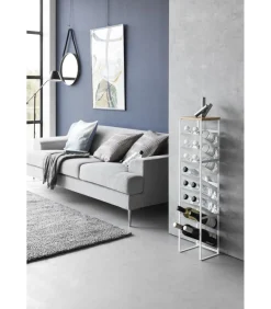 Wijnrek / Flessenrek - 16 flessen - Tower - Wit Keukenaccessoires