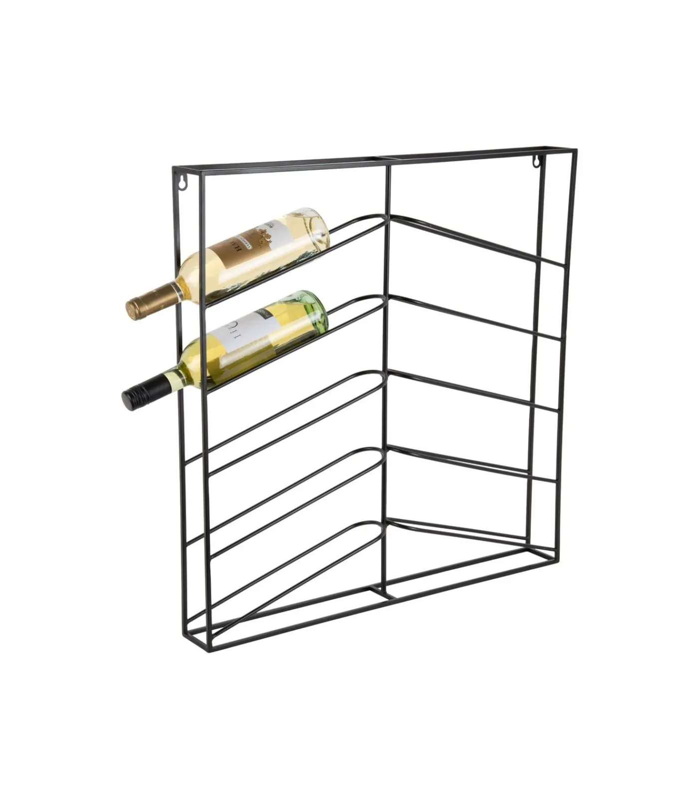 Sale Wijnrek Cuadro - Zwart - 67x7.5x66cm Keukenaccessoires