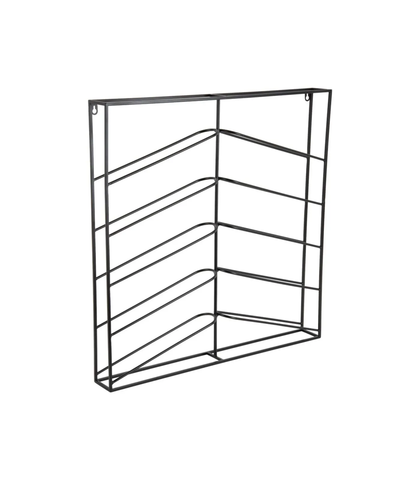 Sale Wijnrek Cuadro - Zwart - 67x7.5x66cm Keukenaccessoires