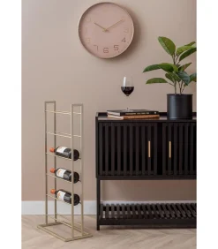 Sale Wijnrek Single Floor - Goud geschilderd - 38x20x84.5cm Keukenaccessoires