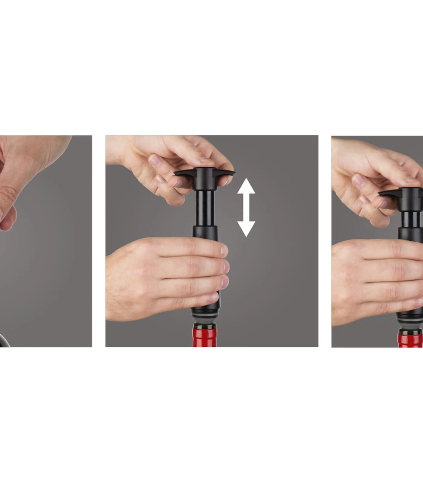 Best Wijnstopper Vacuum Wine Stopper - Grijs - 10 stuks Glazen & Karaffen