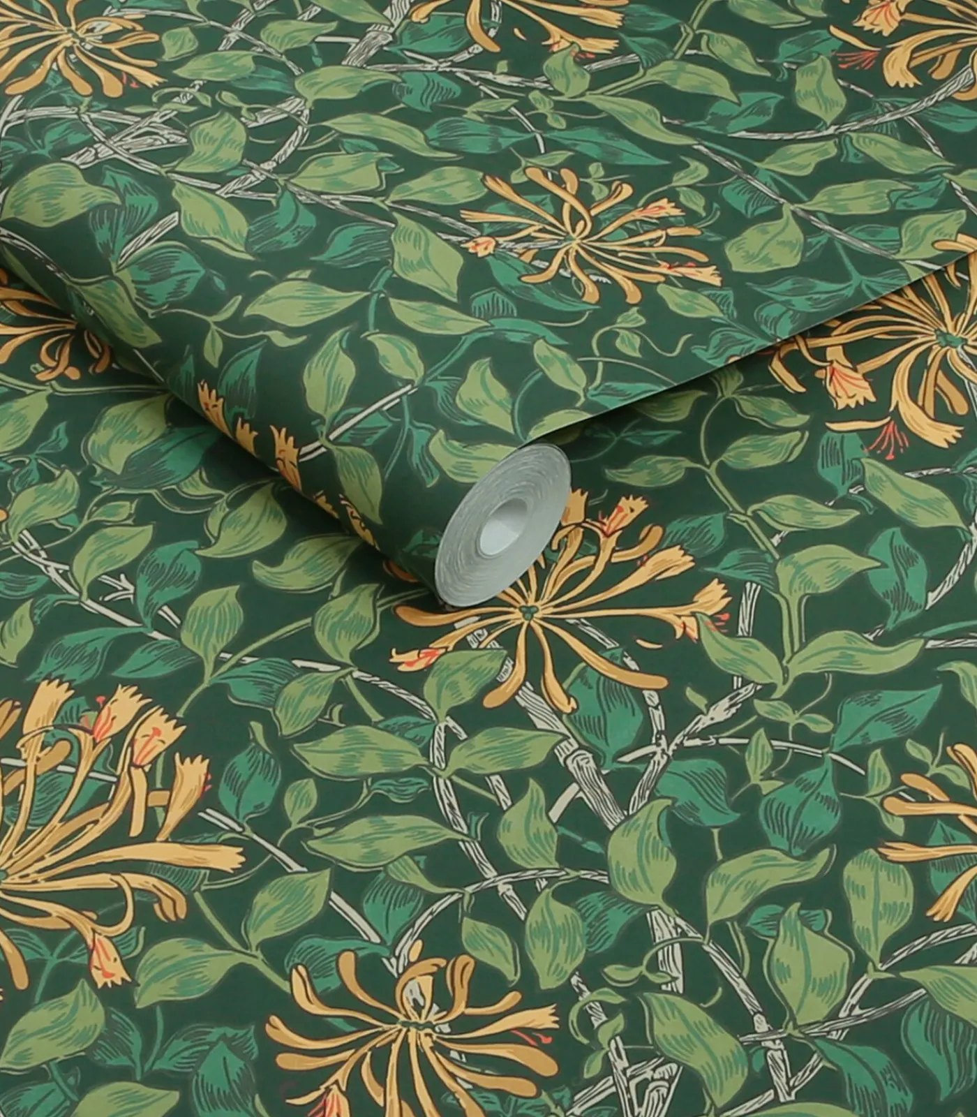 Online Vliesbehang - Honeysuckle Verde - 1000x52 Wanddecoratie