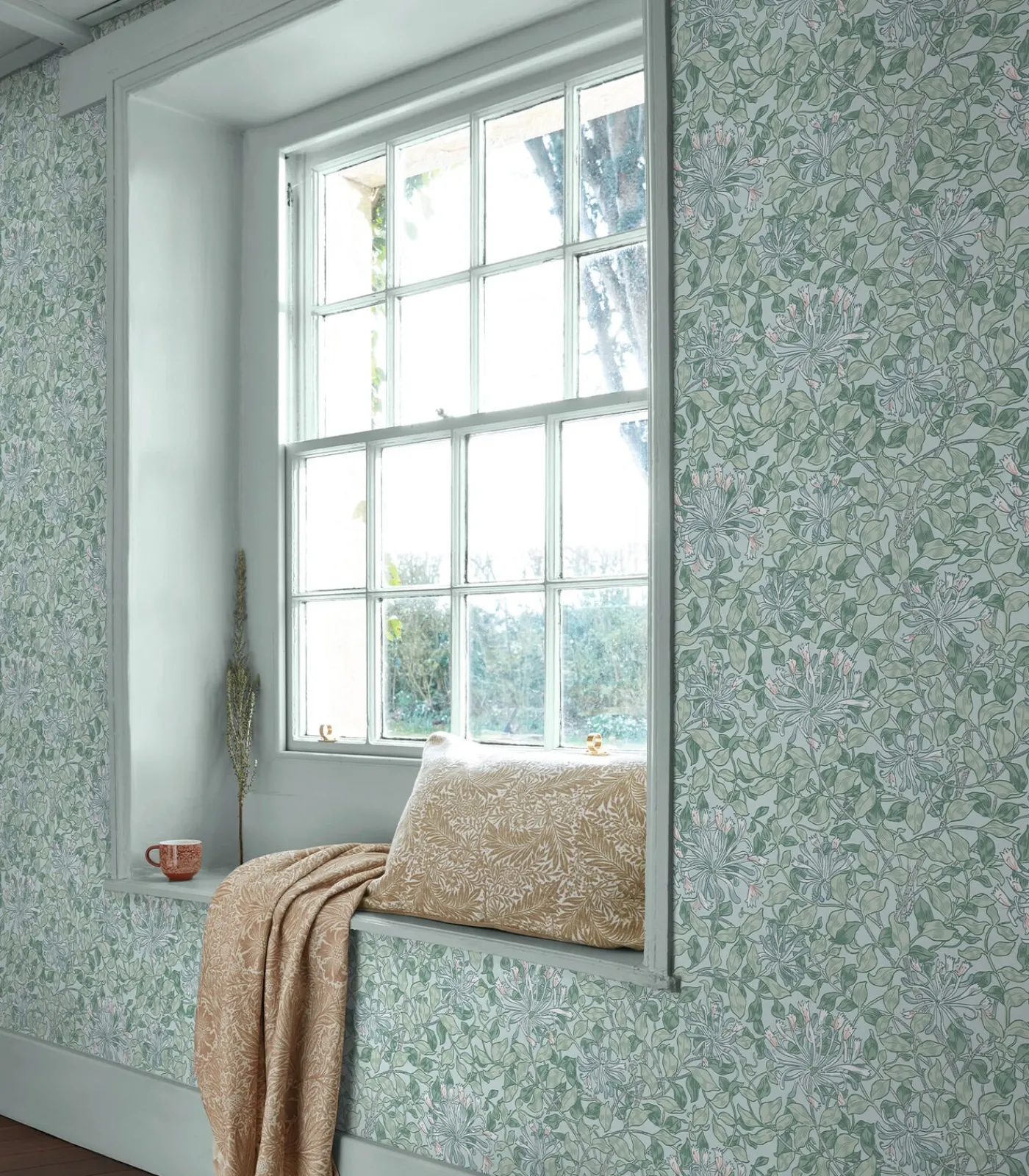 Sale Vliesbehang - Honeysuckle Breeze - 1000x52 Wanddecoratie