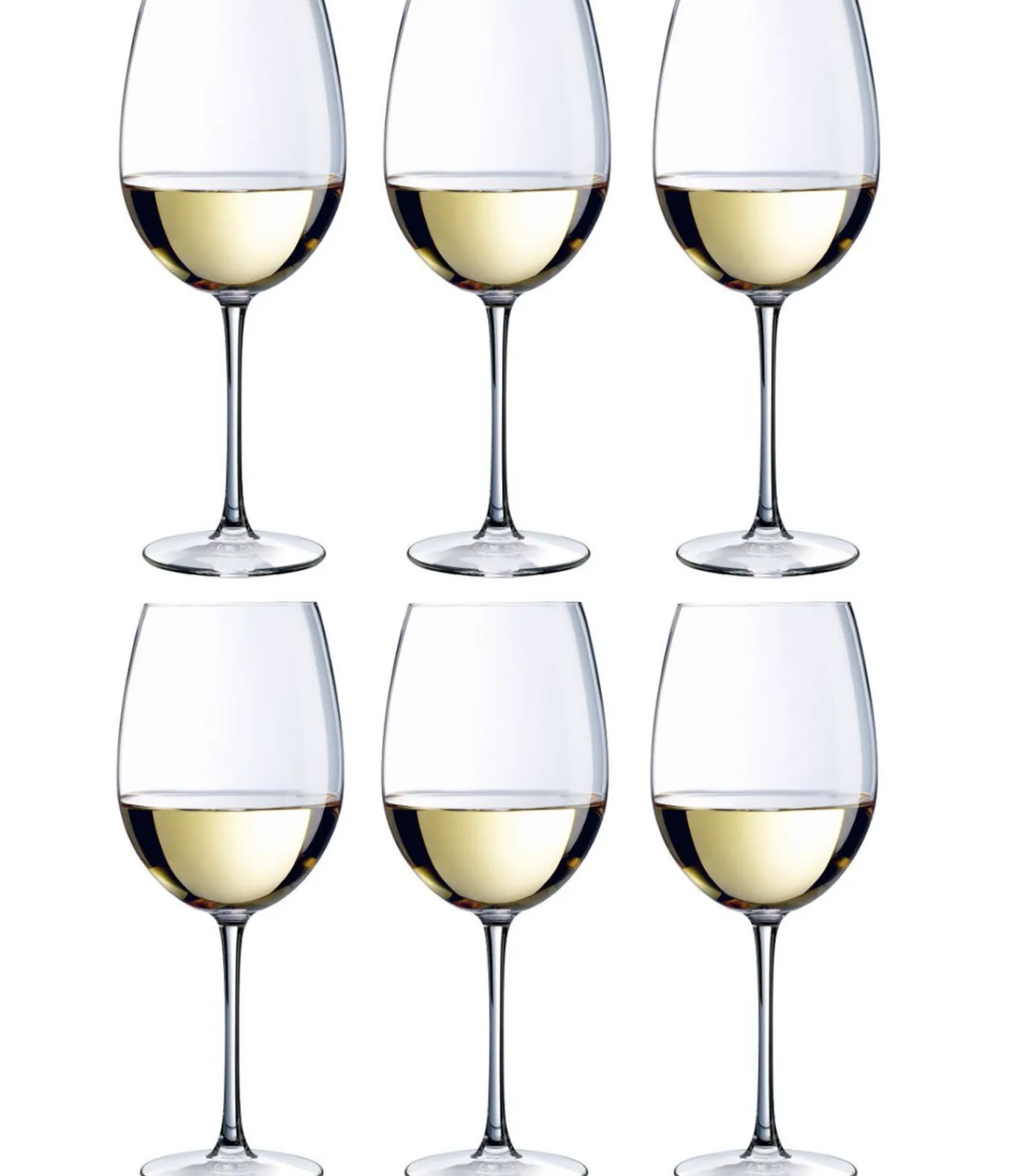 Hot Witte Wijnglazen Cabernet Tulip - 350 ml - 6 stuks Glazen & Karaffen