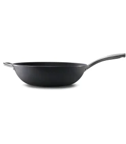 Wokpan Gietijzer 34 cm Cast Iron - alle warmtebronnen - Inductie Potten & Pannen
