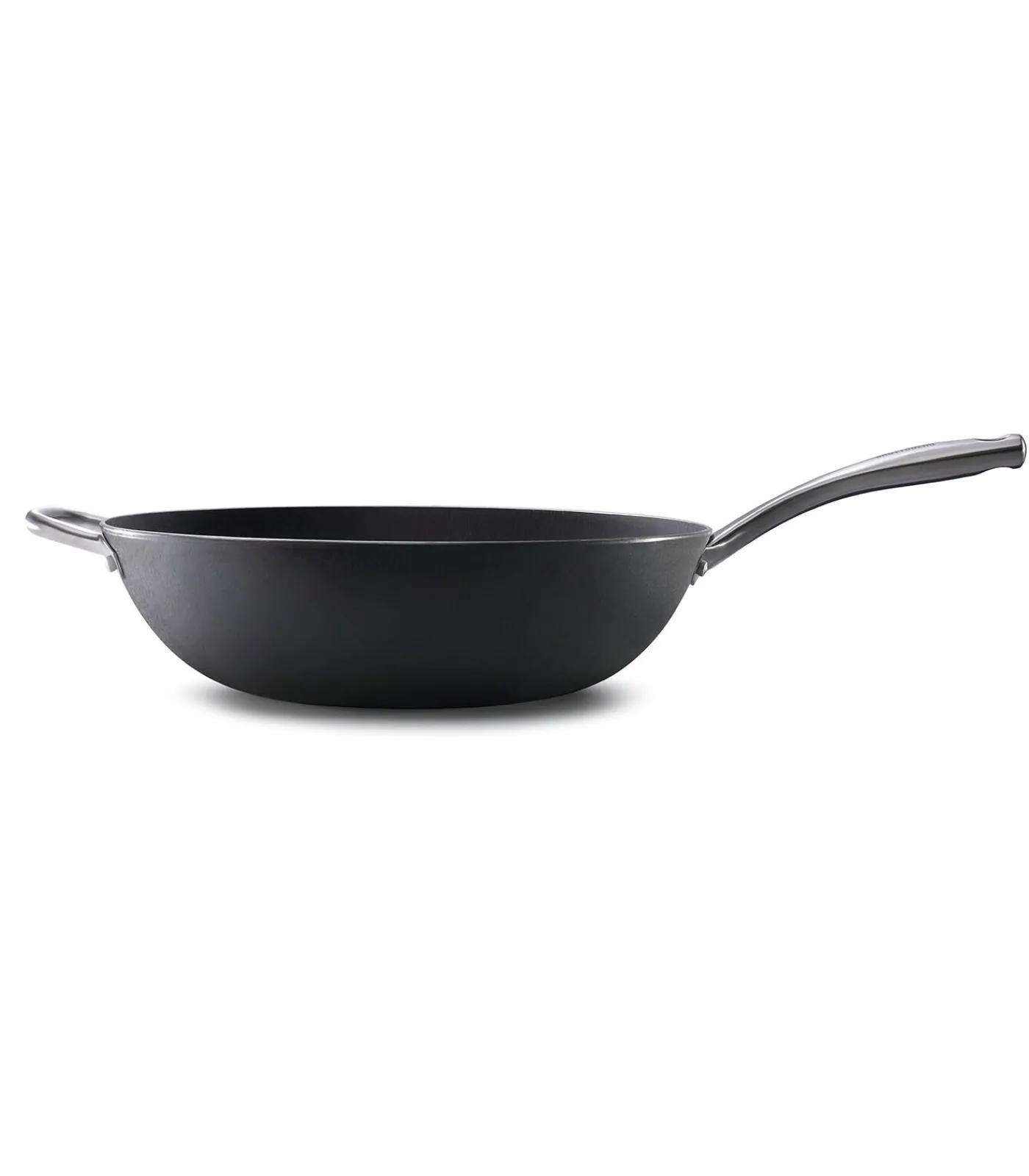 Wokpan Gietijzer 34 cm Cast Iron - alle warmtebronnen - Inductie Potten & Pannen