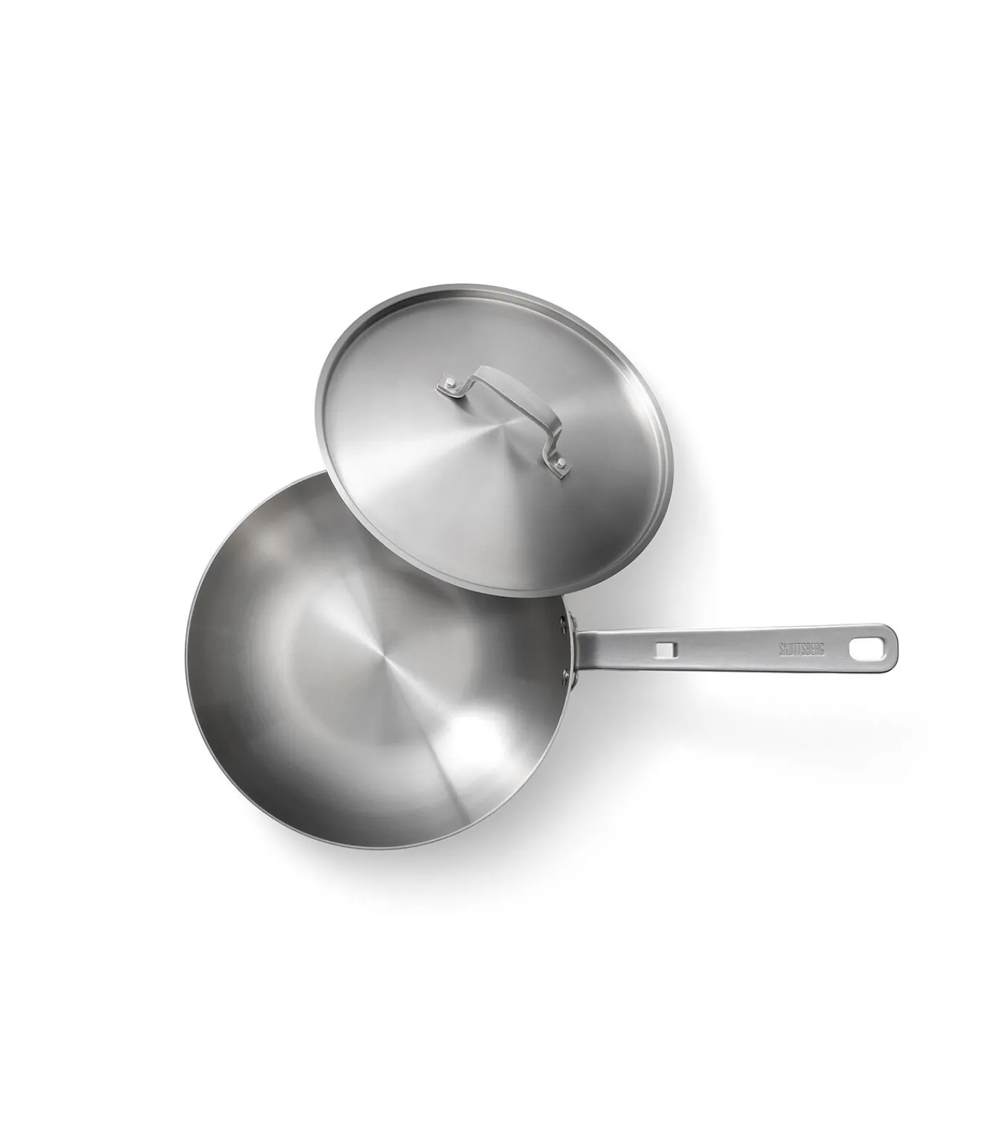 Sale Wokpan Roestvrijstaal 28 cm Stainless Steel - alle warmtebronnen - Inductie Potten & Pannen