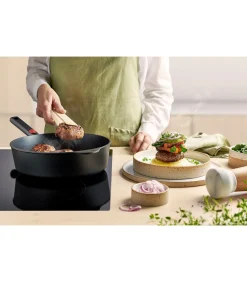 Hot EcoLogic QXR Hapjespan inductie met afneembare greep - Ø280mm - H 70mm - Zwart Potten & Pannen