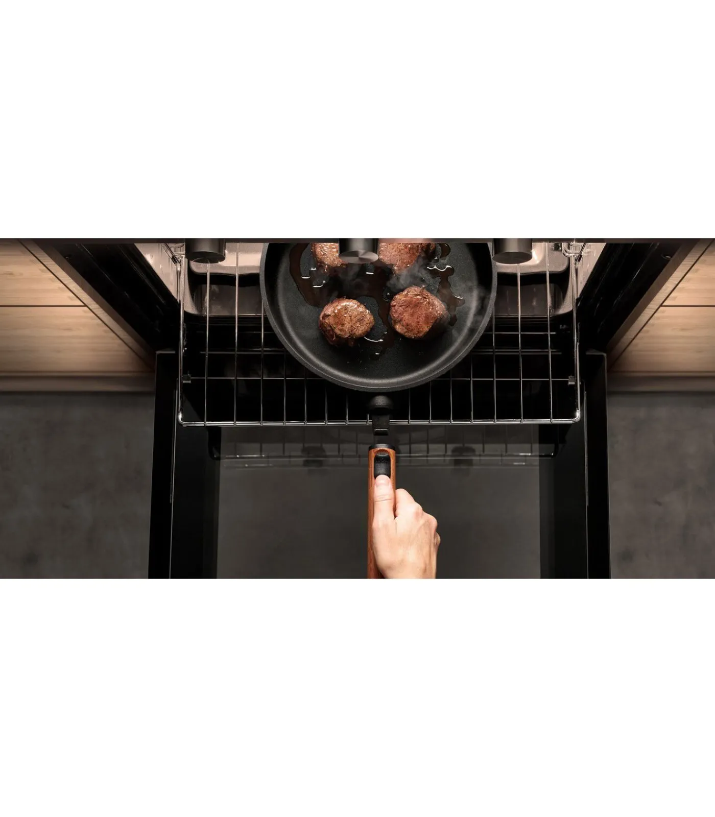 Sale EcoLogic QXR Koekenpan inductie met afneembare greep - Ø240mm - Zwart Potten & Pannen