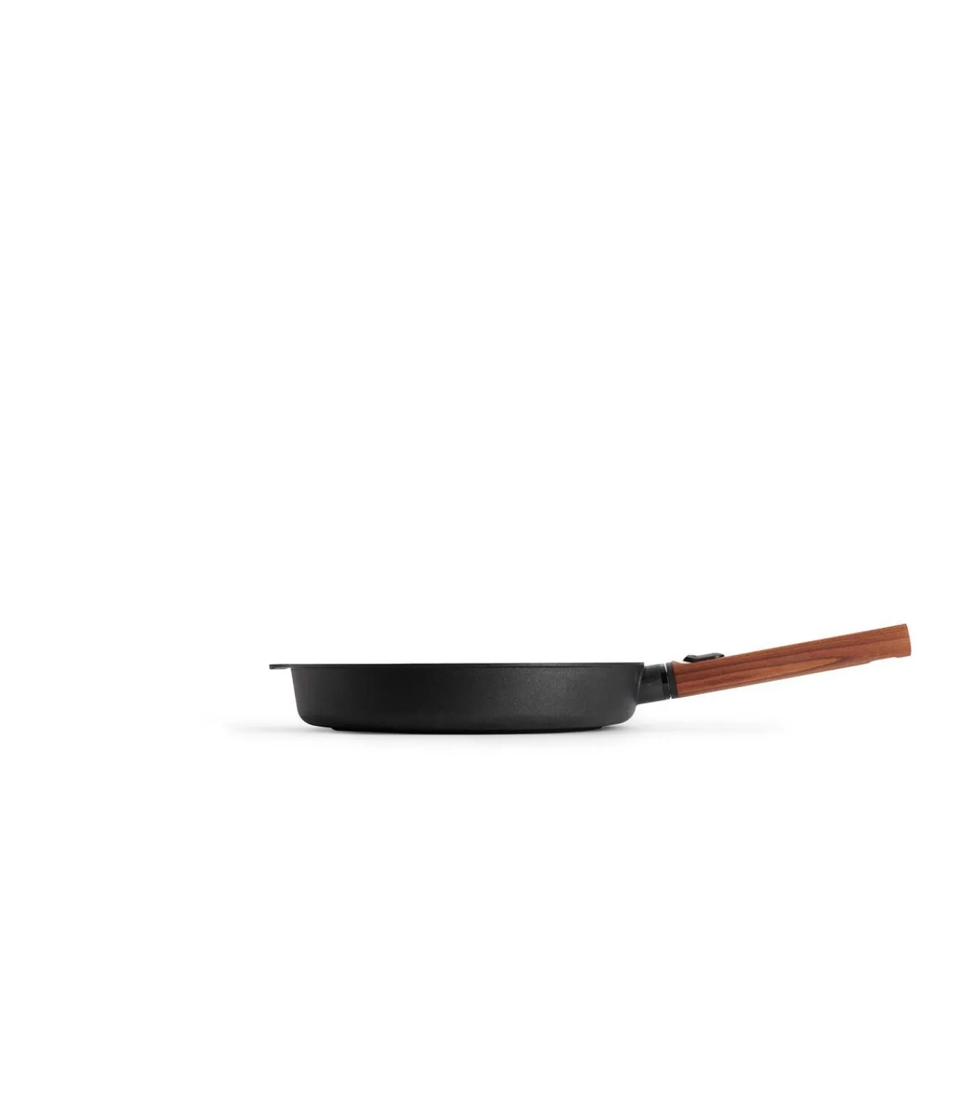 Clearance EcoLogic QXR Koekenpan inductie met houten afneembare greep - Ø280mm - Zwart Potten & Pannen