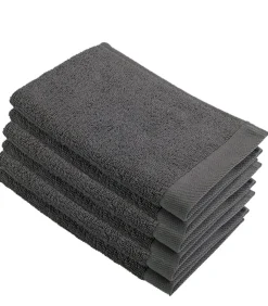 Clearance 6x Remade Cotton Gastendoekjes Grijs Handdoeken