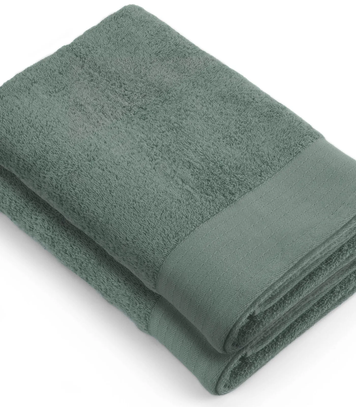 Discount 6x Soft Cotton Handdoeken 50x100 cm Legergroen Handdoeken