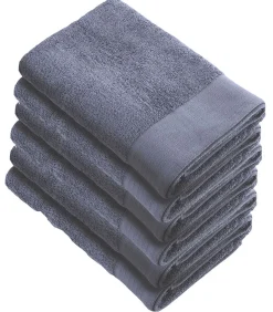 Hot 6x Soft Cotton Handdoeken 50x100 cm Indigo Handdoeken