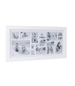 Outlet Image Fotolijst - Collagelijst voor 15 foto's - In Hout - Wit Fotolijsten