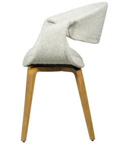 Outlet Yossi Eetkamerstoelen Houten Naturel Poot - Naturel - Set van 6 Stoelen