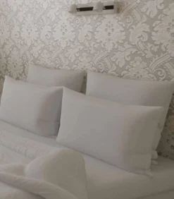 Best Zacht wit katoenen kussen 65x65cm Kussens