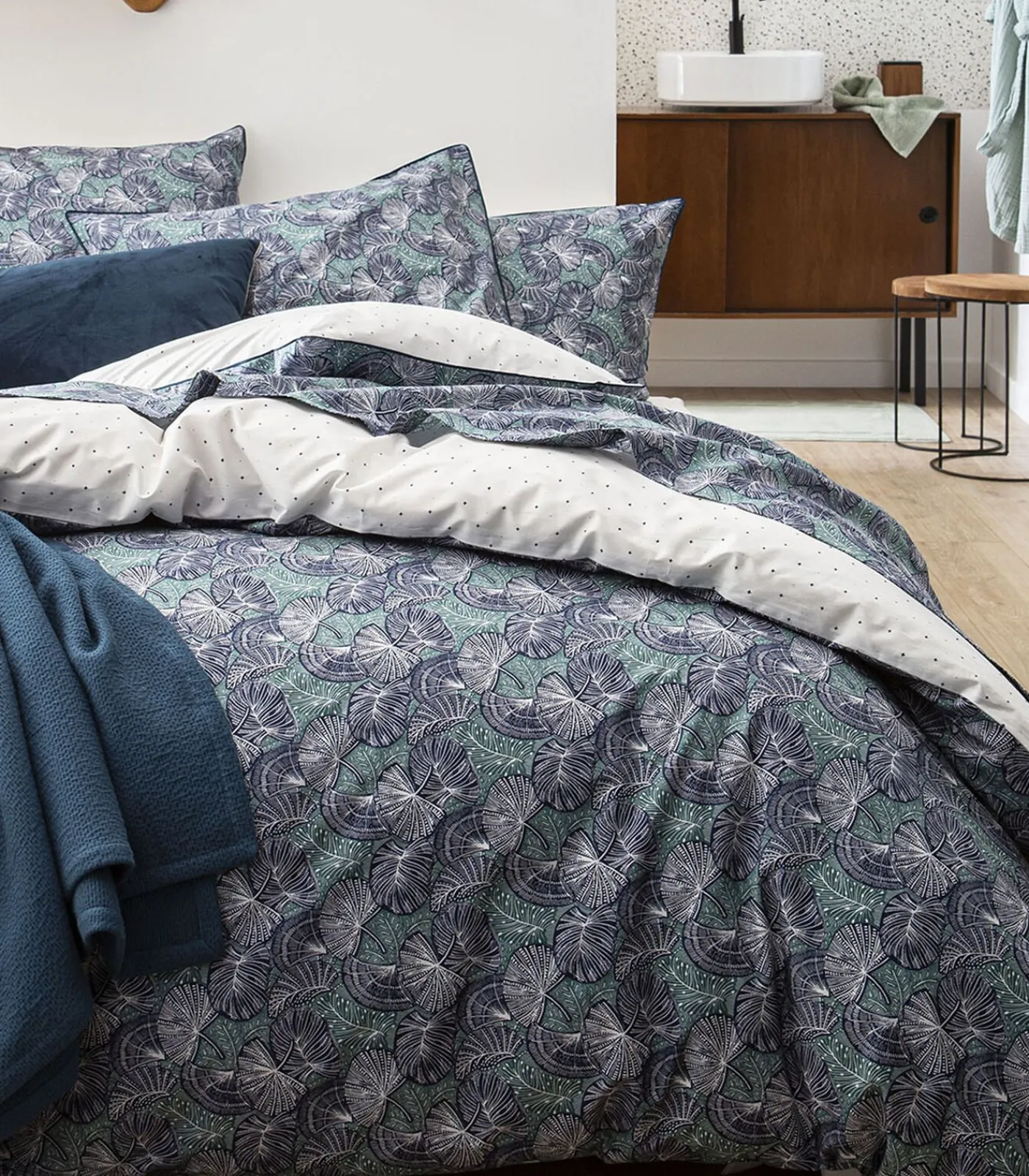 Best Zephyr - Laken in katoen perkal met print 240x300 Lakens