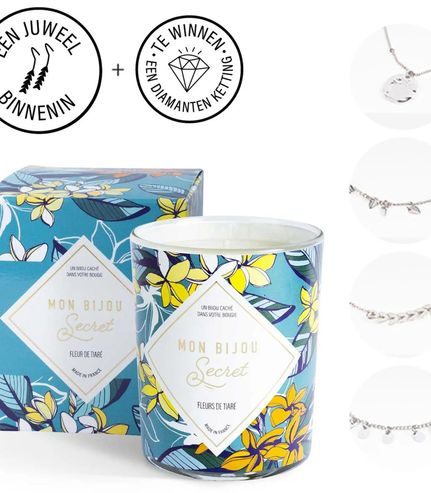 Outlet Zilveren Armband Sierkaars - Tiaré Kaarsen & Kaarshouders