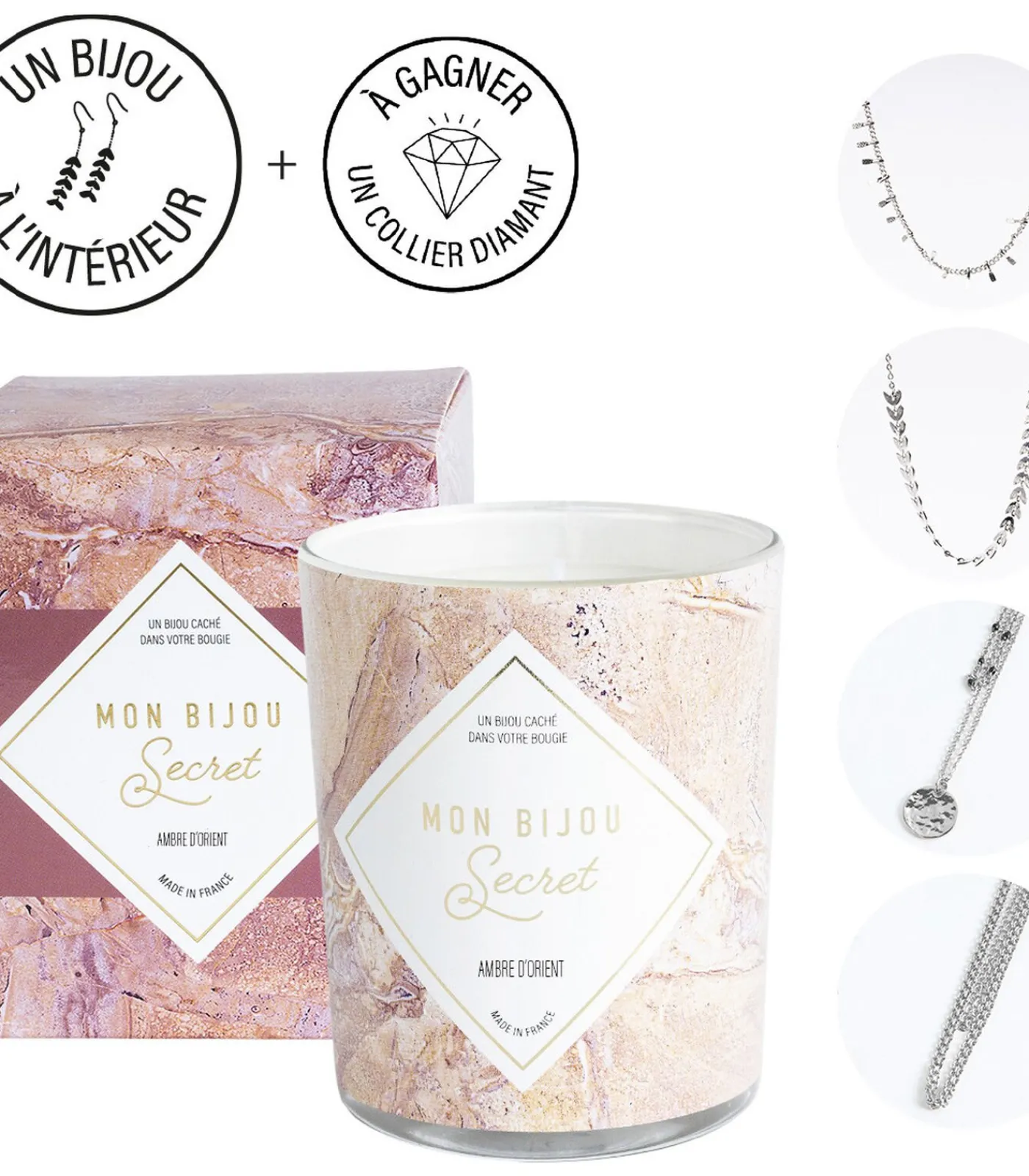 Best Zilveren Ketting Sierkaars - Oriëntaalse Amber Kaarsen & Kaarshouders