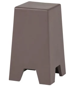 New Zina Bijzettafel Hoog - Cement - Bruin - 51x36x36 Tafels