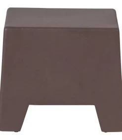 Online Zina Bijzettafel Laag - Cement - Bruin - 36x50x50 Tafels