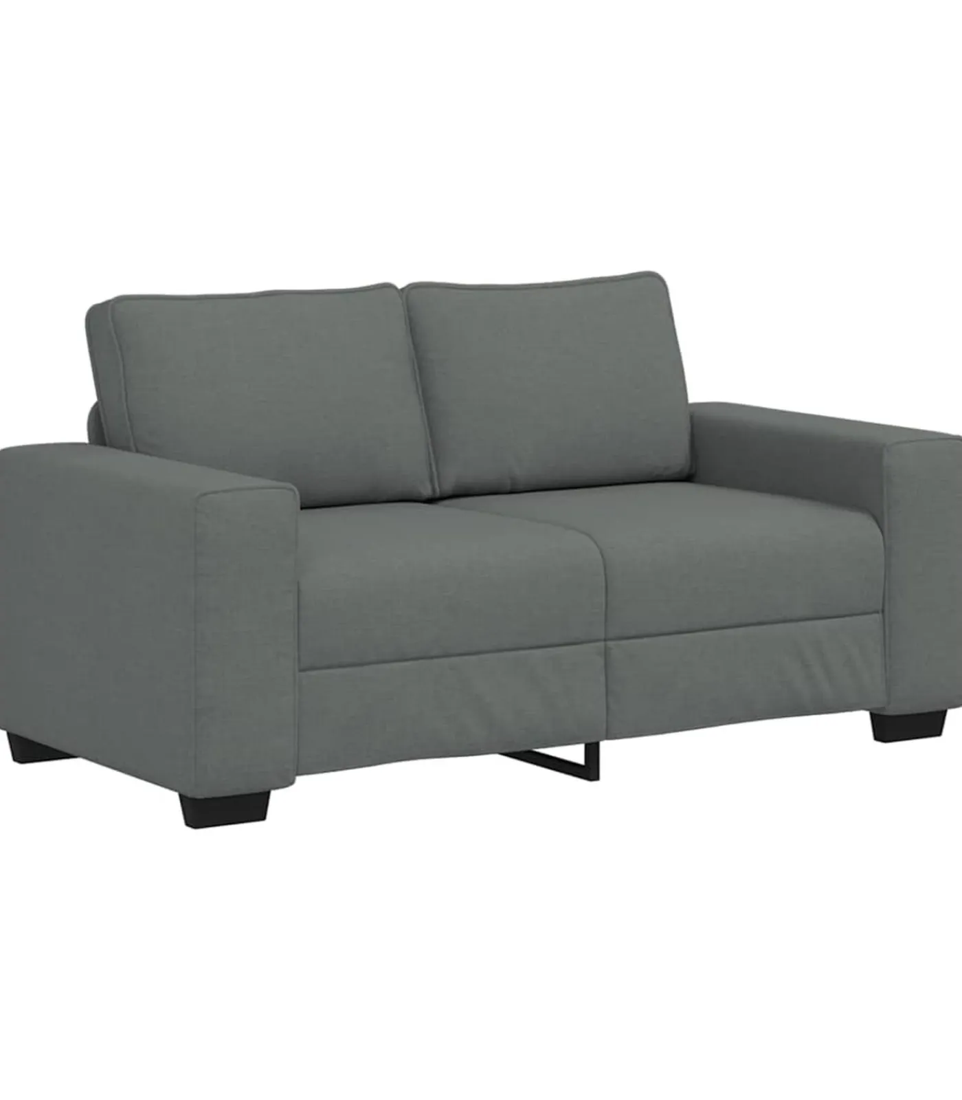 Hot 2-zitsbank 120 cm stof donkergrijs Zetels