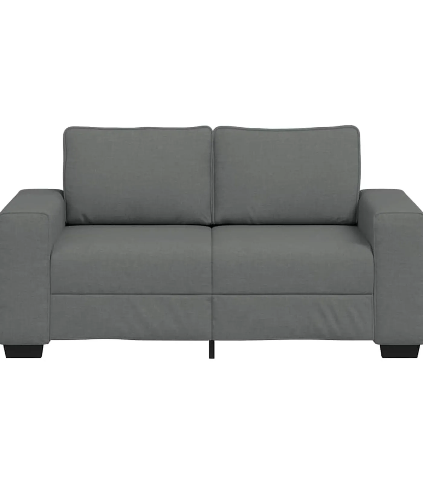 Hot 2-zitsbank 120 cm stof donkergrijs Zetels