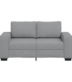 Discount 2-zitsbank 120 cm stof lichtgrijs Zetels