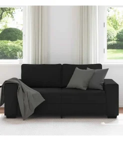 Best 2-zitsbank 140 cm stof zwart Zetels