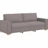 Outlet 3-zitsbank Taupe 180 cm Stof Zetels